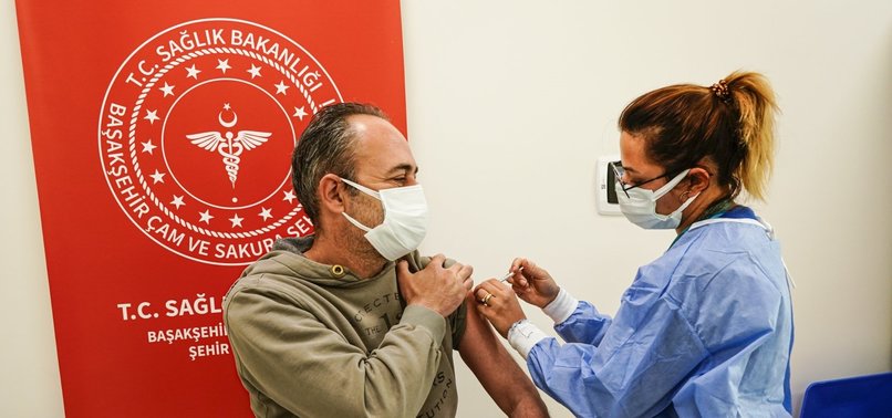 TURKEY RANKS 6TH GLOBALLY IN VIRUS VACCINATION NUMBERS