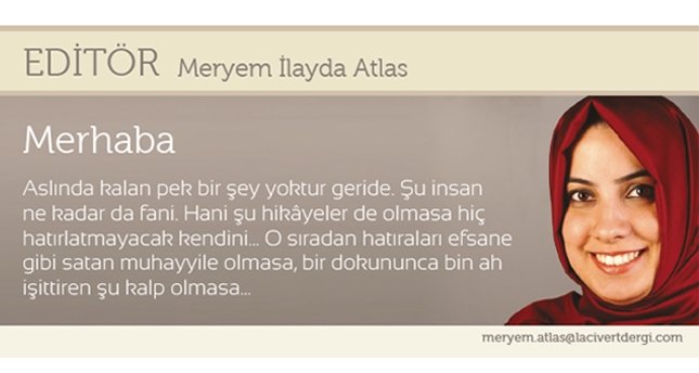 Temmuz 2017 - Editör yazısı