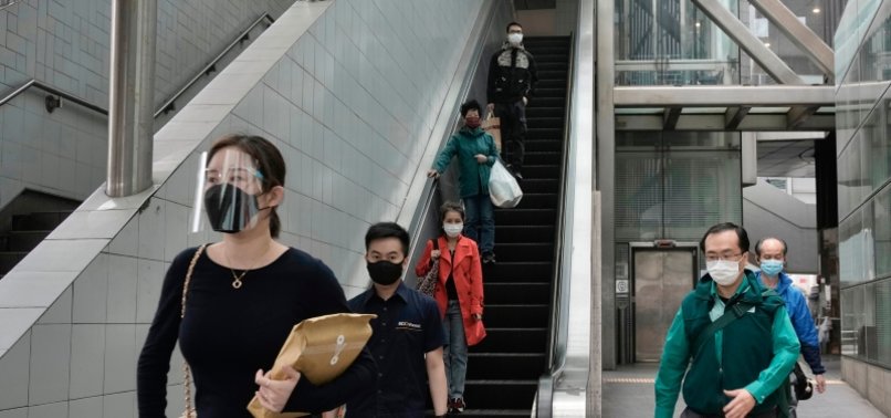 HONG KONG REPORTS 7,596 NEW DAILY CORONAVIRUS INFECTIONS