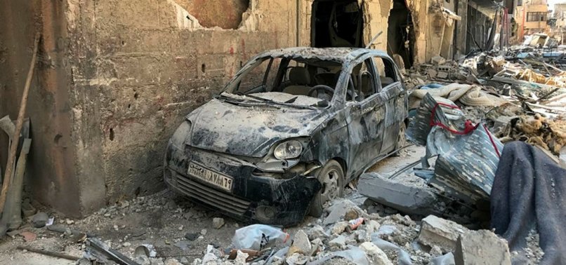 SYRIAN STATE MEDIA: EXPLOSIVE DEVICE BLOWS UP CAR IN DAMASCUS