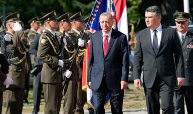 President Erdoğan in Croatia on last leg of 3-nation Balkan tour