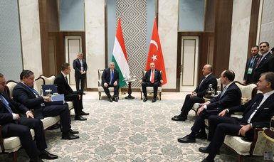 Turkish president receives Hungary's premier in Uzbekistan