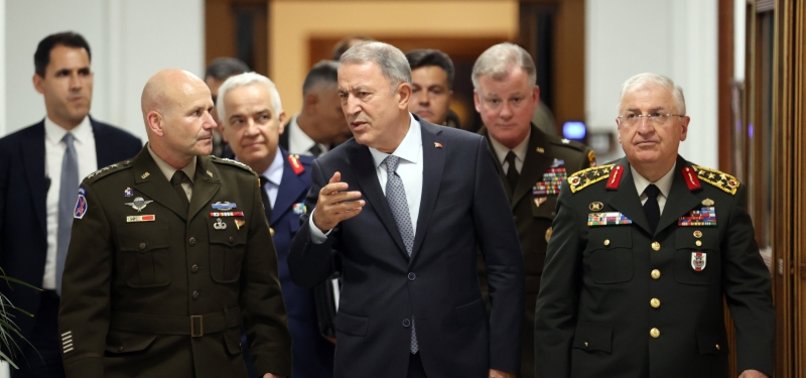TURKISH DEFENSE CHIEF RECEIVES NATO SUPREME ALLIED COMMANDER EUROPE