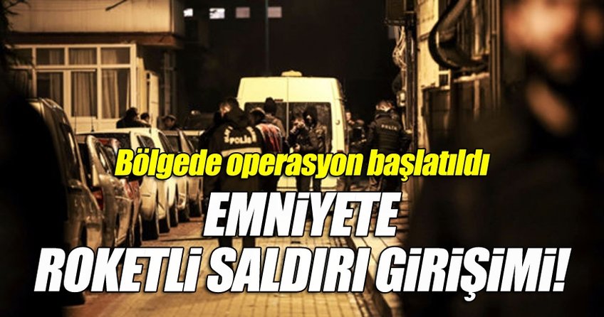 İstanbul Emniyet Müdürlüğü’ne roketli saldırı girişimi!