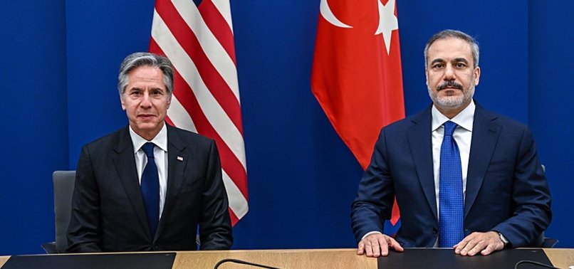 TURKISH FOREIGN MINISTER MEETS WITH U.S. SECRETARY OF STATE IN BRUSSELS