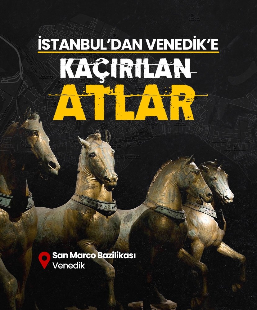 İstanbul’dan Venedik’e kaçırılan atlar