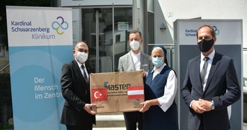 Turkey donates thousands of face masks to Austria amid pandemic
