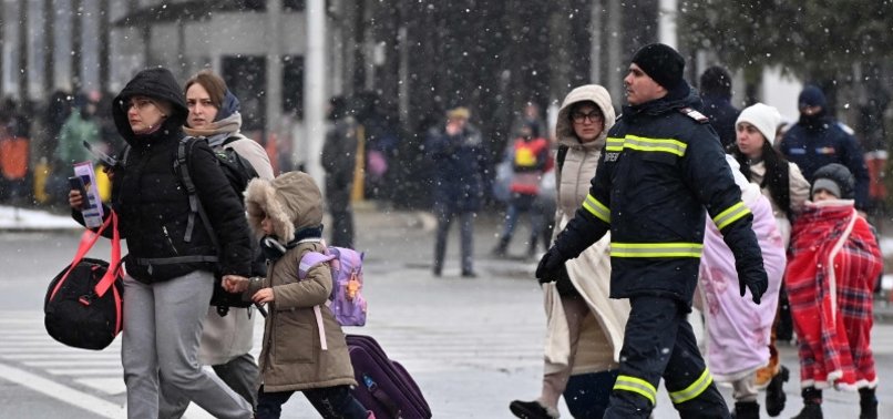 YEAR OF WAR IN UKRAINE FORCED OVER 8M PEOPLE TO SEEK REFUGE IN EUROPE
