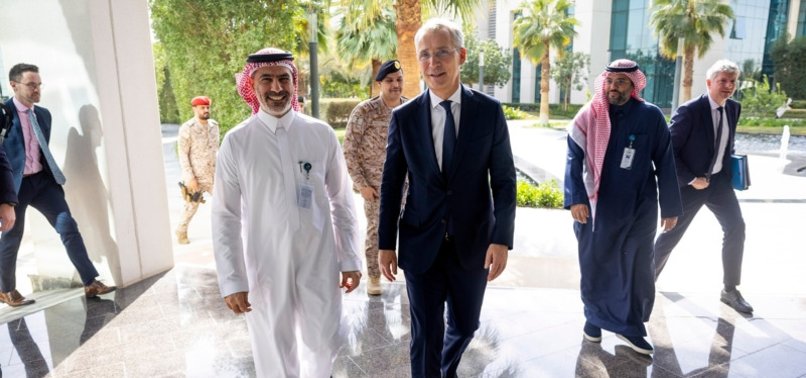 NATO CHIEF VISITS SAUDI ARABIA