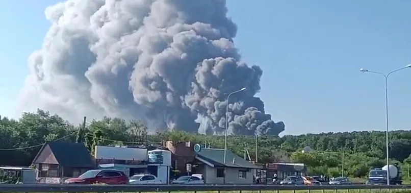 UKRAINIAN DRONES HIT WILDBERRIES WAREHOUSE IN RUSSIAS VLADIMIR REGION