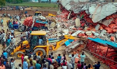 14 killed as roof of storage facility collapses in India