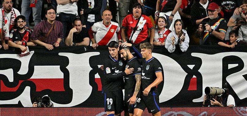 ATLETICO WIN AT RAYO VALLECANO TO CLOSE IN ON SECOND-PLACED REAL