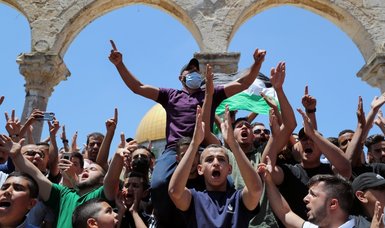 Palestinians protest against insulting Prophet Muhammad
