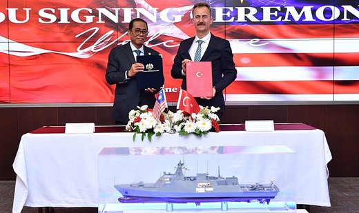 Malaysia inks MoU to purchase 3 warships from Türkiye