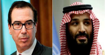 Saudi crown prince, US treasury secretary Mnuchin hold talks in Riyadh: Saudi state media