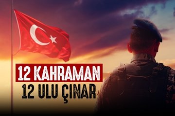 Şehitlerimizi uğurluyoruz: 12 Kahraman 12 Ulu Çınar