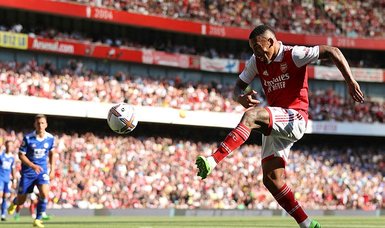 Jesus opens Arsenal account with double in win over Leicester