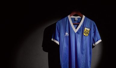 Maradona's 1986 World Cup final shirt returns to Argentina