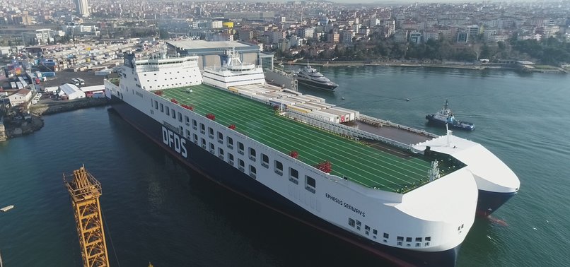 MEDITERRANEANS BIGGEST RO-RO SHIP LAUNCHED IN TURKEY