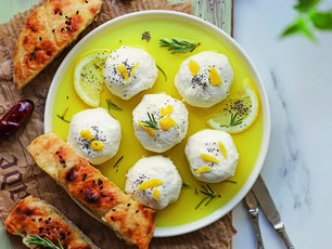 Limonlu Peynir Topları