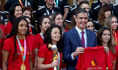 Spain's PM says players gave 'world a lesson' over World Cup kiss