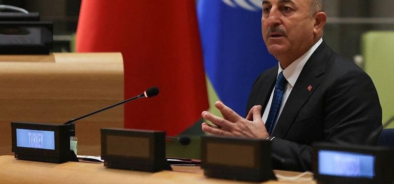 TURKISH FOREIGN MINISTER, UN CHIEF DISCUSS PALESTINE