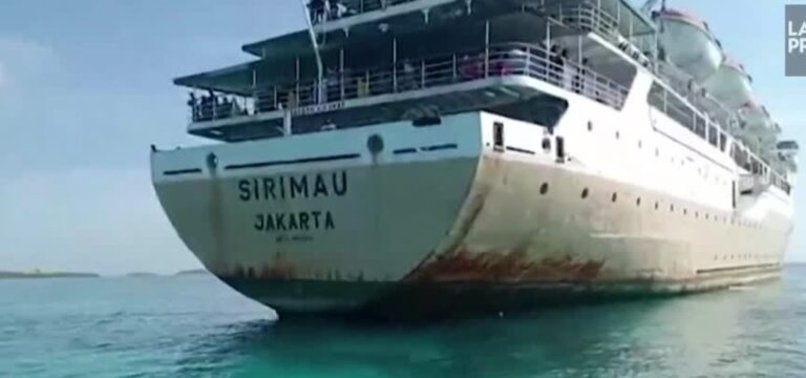 TRAPPED INDONESIAN FERRY WITH 800 ON BOARD DISLODGED: MILITARY