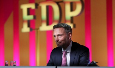 German finance minister Lindner is re-elected as leader of Free Democrats