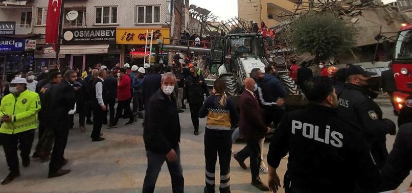 TWO-STOREY BUILDING COLLAPSES IN TURKEYS MALATYA PROVINCE