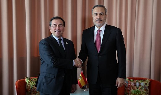 FM Fidan meets Spanish counterpart in Brussels
