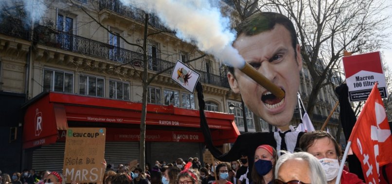 THOUSANDS DEMONSTRATE IN FRANCE FOR MORE AMBITIOUS CLIMATE POLICIES