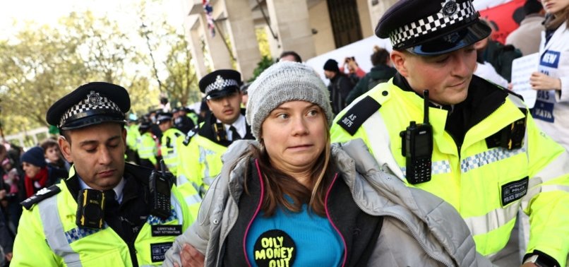 GRETA THUNBERG DUE IN LONDON COURT AFTER CLIMATE PROTEST ARREST