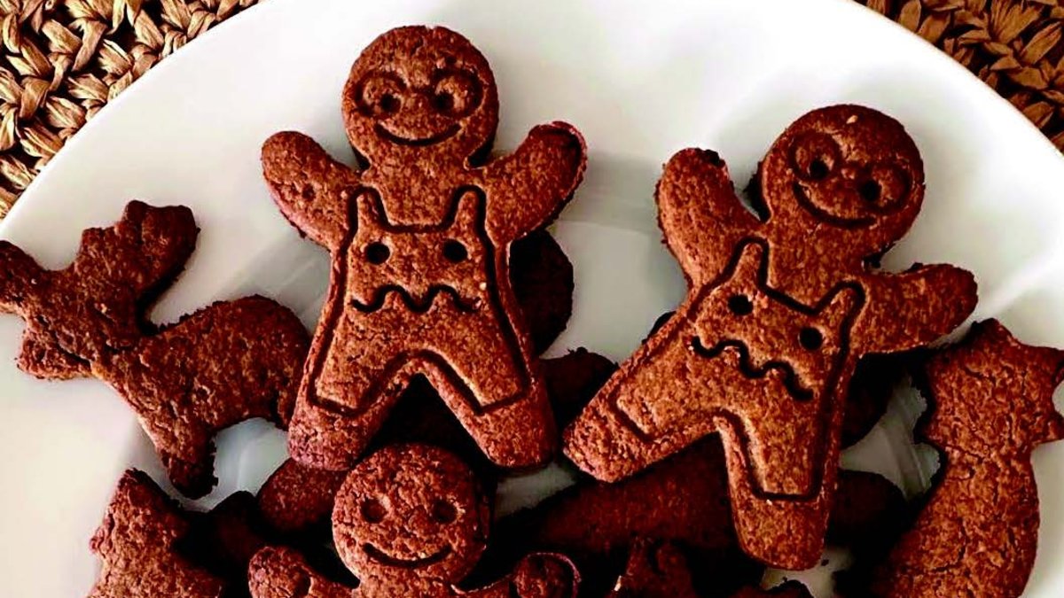 Rafine Şekersiz Zencefilli Yılbaşı Kurabiye Adam