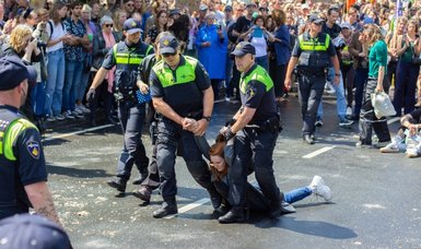 Over 1,500 arrested during climate protest in the Hague