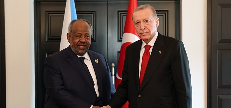 TURKISH PRESIDENT ERDOĞAN DISCUSSES RELATIONS WITH HIS DJIBOUTIAN COUNTERPART