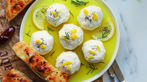 Limonlu Peynir Topları