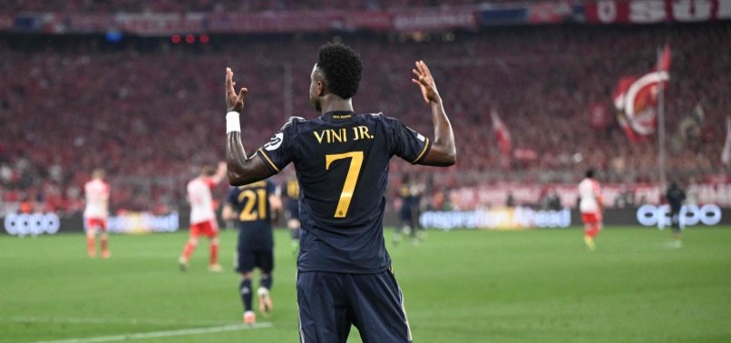 VINICIUS JRS DOUBLE EARNS REAL MADRID 2-2 DRAW AT BAYERN