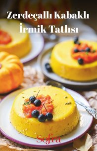 Zerdeçallı Kabaklı İrmik Tatlısı