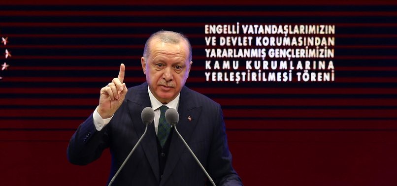 ERDOĞAN SAYS TURKEY WILL CONTINUE DEFENDING ITS RIGHTS AND INTERESTS IN IRAQ, SYRIA AND THE MEDITERRANEAN