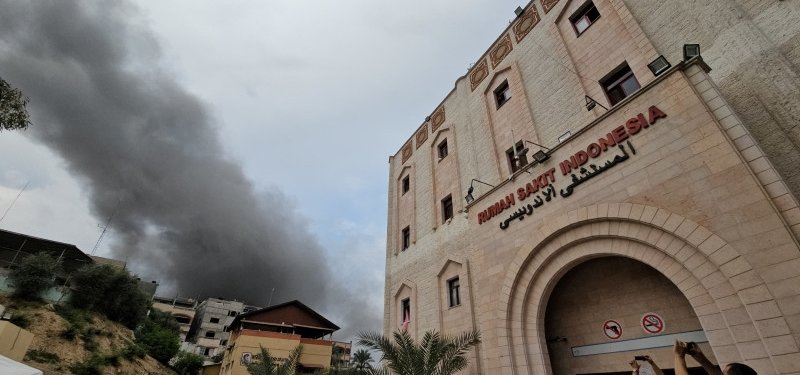 UN rights office voices concern over 'heavy fighting' around Indonesia Hospital in Gaza