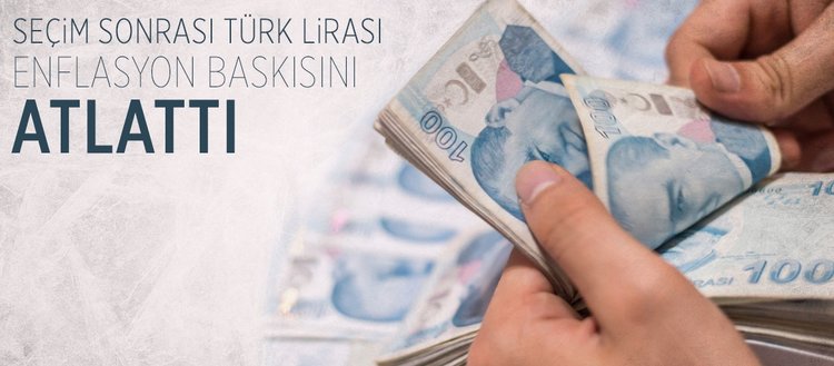 Seçim sonrası Türk lirası enflasyon baskısını atlattı