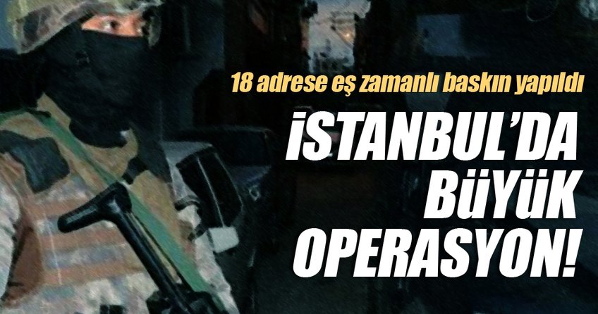 İstanbul’da uyuşturucu operasyonu