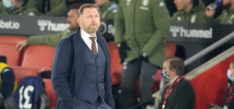 SOUTHAMPTON SACK MANAGER RALPH HASENHUETTL WITH CLUB IN RELEGATION ZONE