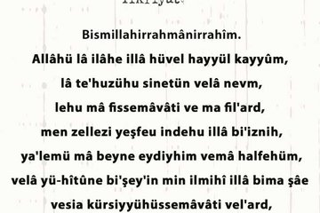 Ayetel Kursi Duasi Okunusu Ve Anlami Nasildir Fikriyat Gazetesi