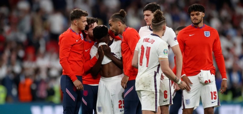RACIST ABUSE TARGETS 3 ENGLISH PLAYERS WHO MISSED PENALTIES