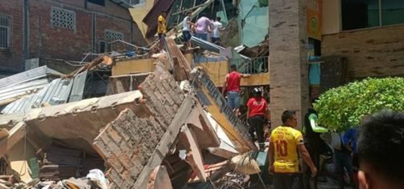 ECUADOR EARTHQUAKE KILLS SCORES OF PEOPLE