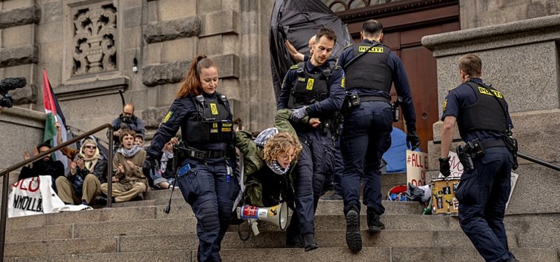Copenhagen police detain, charge pro-Palestinian protesters for ...