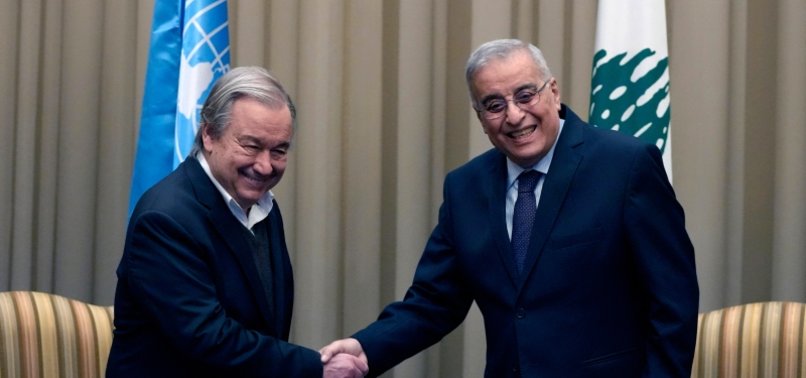 UN CHIEF ARRIVES FOR SOLIDARITY VISIT TO CRISIS-HIT LEBANON