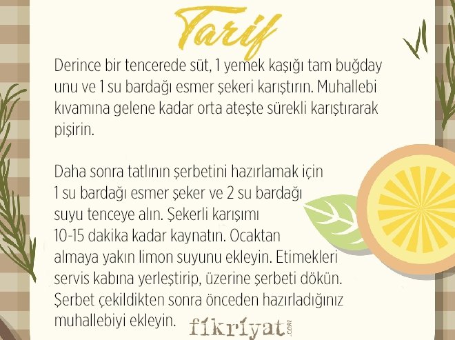 DİYET ETİMEK TATLISI TARİFİ