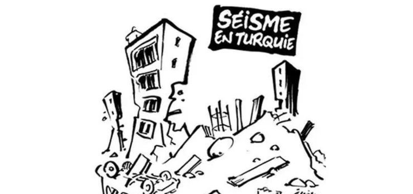 Islamophobic magazine Charlie Hebdo draws criticism from Parisians after  publishing inhuman cartoon on Türkiye quake
